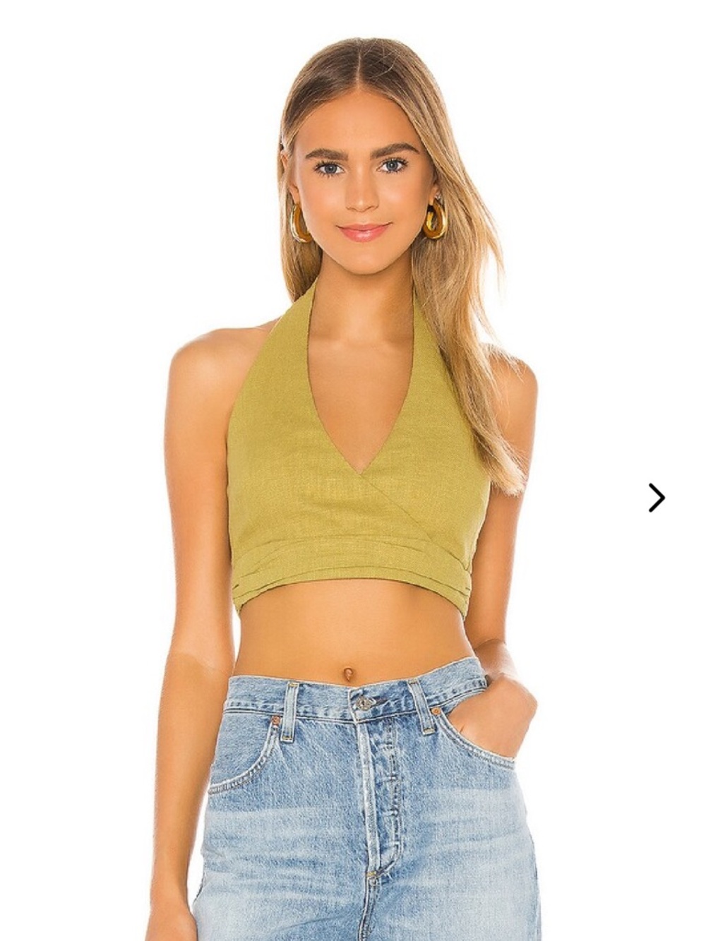 Lovers + Friends Wade Top 100% Linen MSRP $145